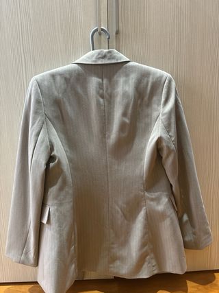 Blazer Stradivarius beige talla XS/34