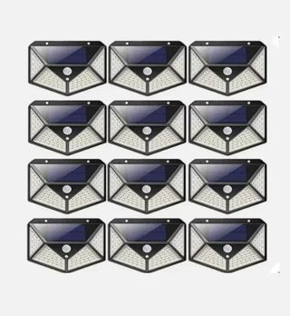12 Luci Solari LED con Sensore Movimento Giardino