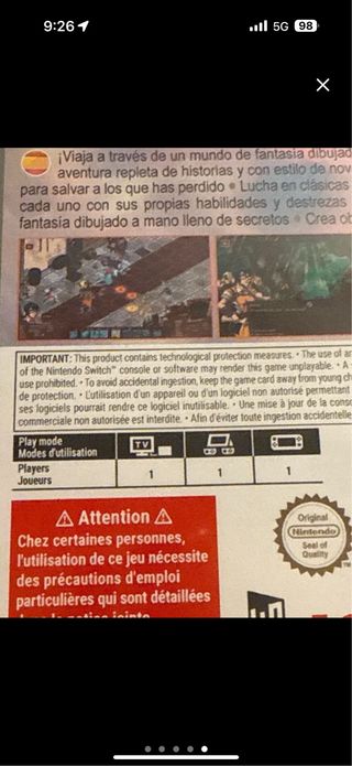 REVERIE KNIGHTS TACTICS SWITCH PRECINTADO
