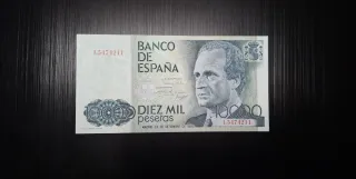 Billete 10000 Pesetas Banco de España 1995