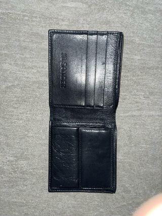 Portafogli Jil Sander in pelle nera
