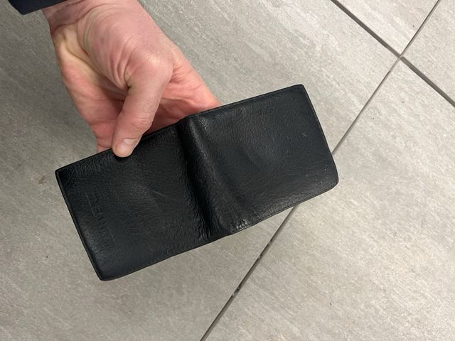 Portafogli Jil Sander in pelle nera