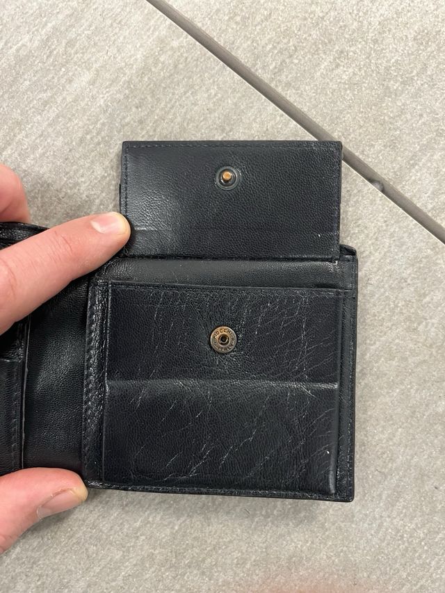 Portafogli Jil Sander in pelle nera