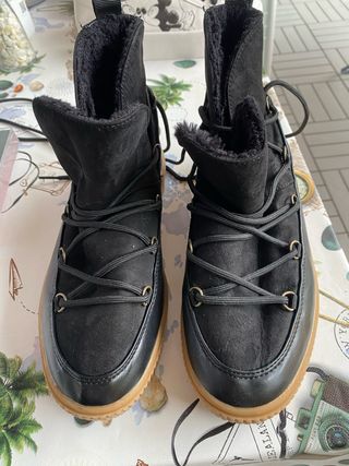 Botas de invierno con pelo talla 39 impecables