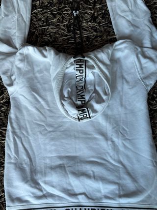 Sudadera Champion Blanca con Capucha
