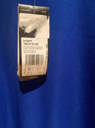 Camiseta Adidas Manga Larga Azul
