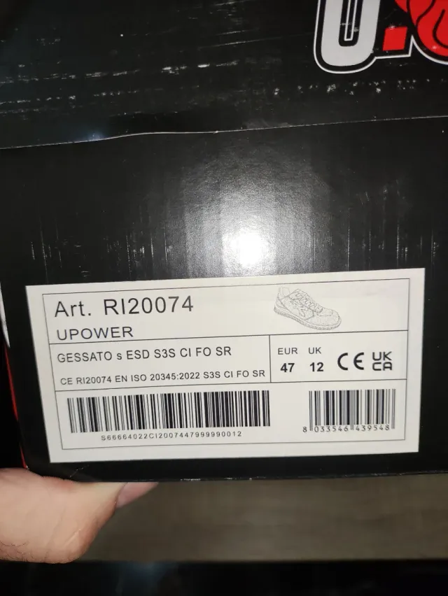 Zapatos de trabajo U-Power negros