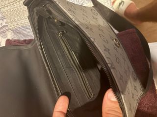 Bandolera Louis Vuitton Negra y Gris
