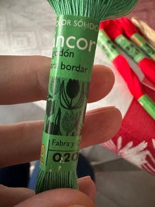 Hilos de bordar DMC algodón