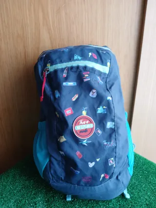 Mochila mediana estampada