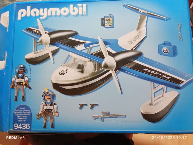 Playmobil 9436 Avión de Policía