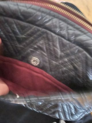 Bolso Bimba y Lola negro acolchado 