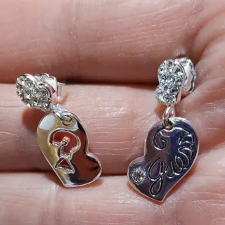 Pendientes Guess Corazón con Brillantes