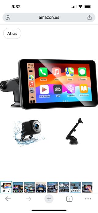 GPS Carplay Navegación Espejo Retrovisor