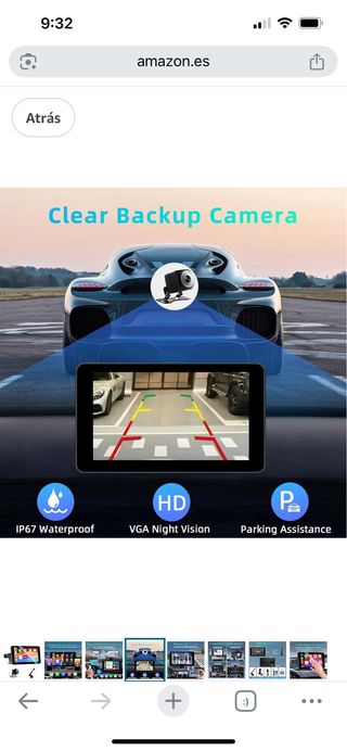 GPS Carplay Navegación Espejo Retrovisor
