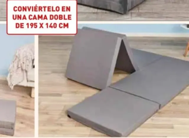 Sillón cama auxiliar plegable