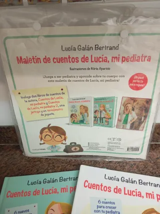 Maletín de cuentos de Lucía, mi pediatra: Con u...