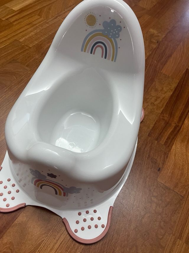 Vasino per bambini con disegno arcobaleno