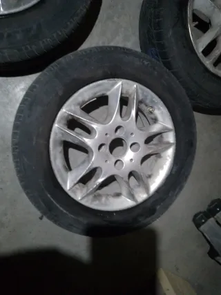 4 Llantas 14 4x100 con Neumáticos