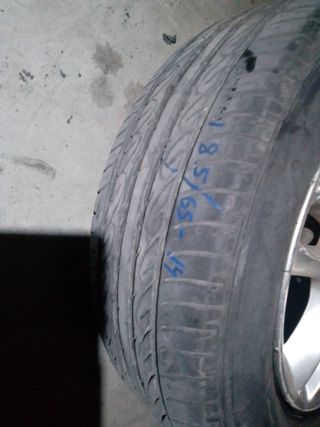 4 Llantas 14 4x100 con Neumáticos