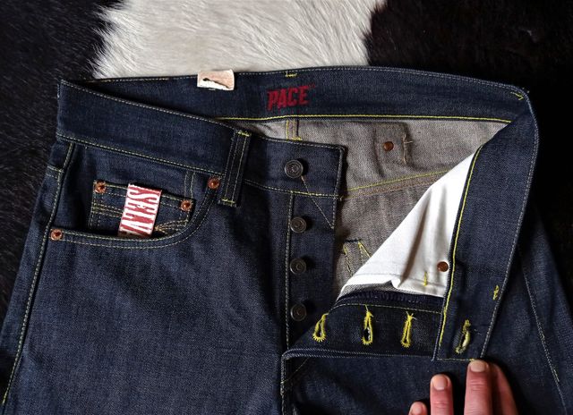 Pace Jeans Japanese Raw Salvedge Denim Trousers S