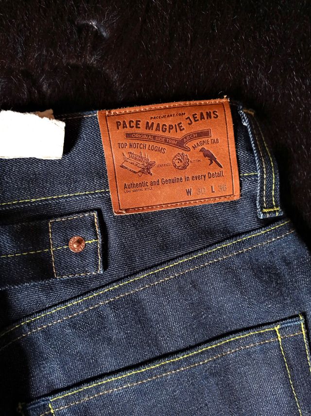 Pace Jeans Japanese Raw Salvedge Denim Trousers S