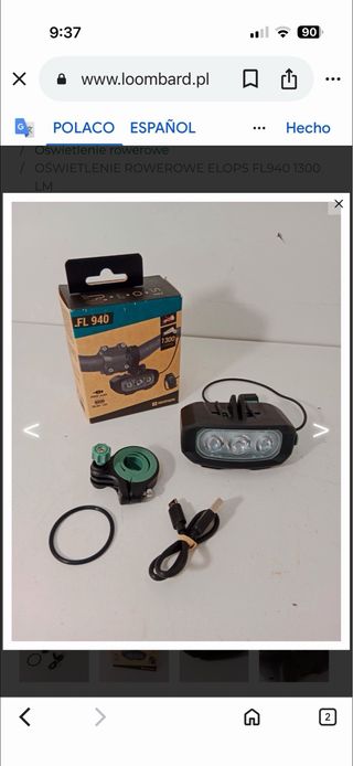 Luz Bicicleta Decathlon FL940 1300lm