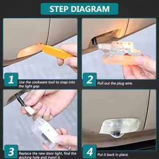 Luz Bienvenida Logo Toyota