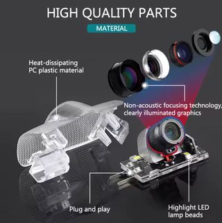 Luz Bienvenida Logo Toyota