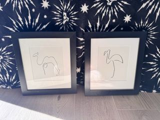 Cuadros Decoración Animales (2 Piezas)