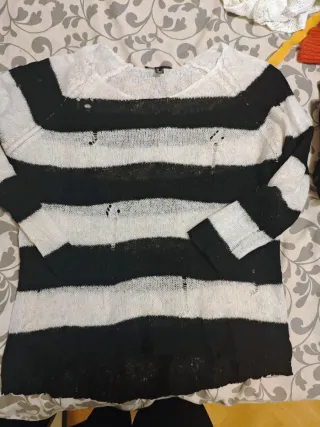 Jersey Mango Rayas Talla M
