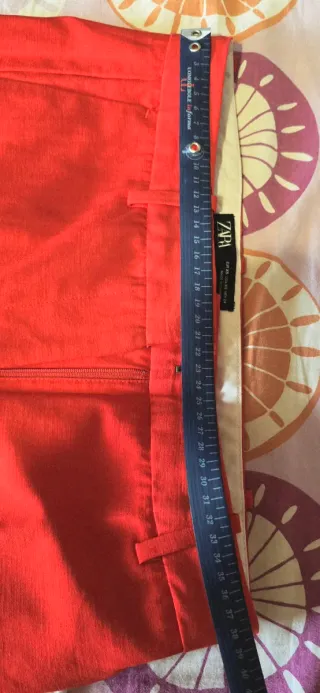 Pantaloni ZARA Rossi Donna Taglia M