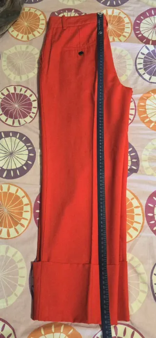 Pantaloni ZARA Rossi Donna Taglia M