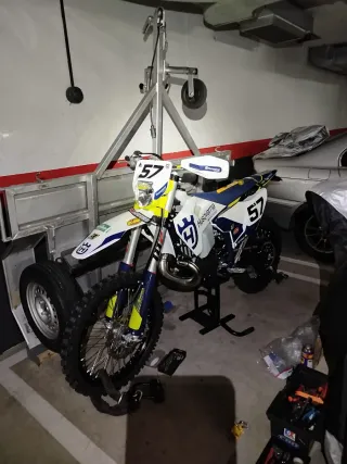Remolque moto transversal