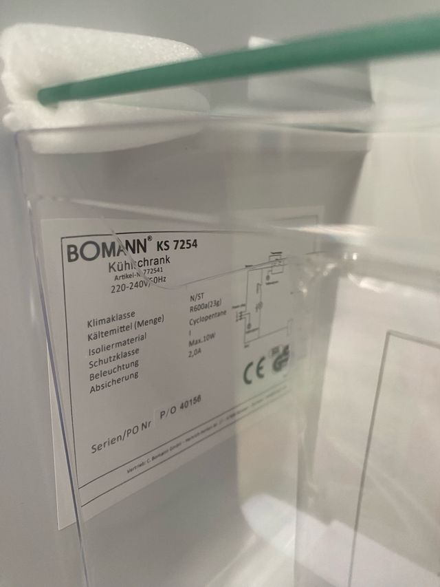 Frigorífico Bomann Negro