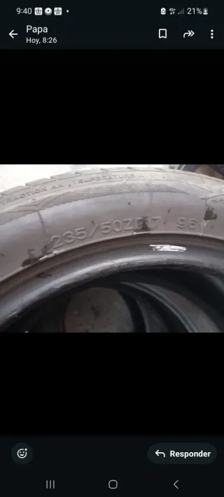4 Neumáticos 235/50R17