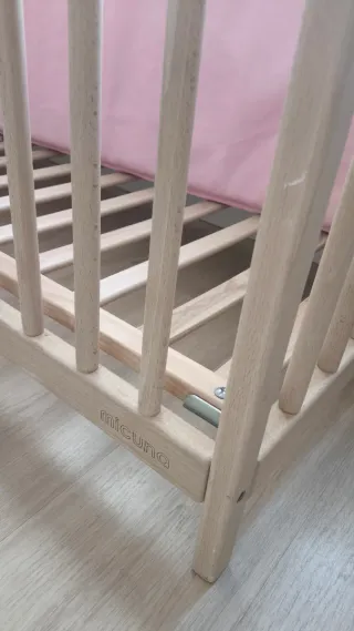 Cuna de madera para bebé Mountain 120×60. MI CUNA