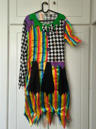 Disfraz Halloween Payasa Siniestra