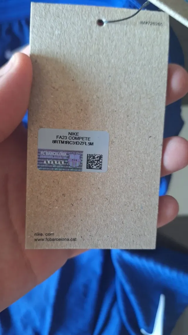 Pantalón corto FC Barcelona Nike Azul Barça