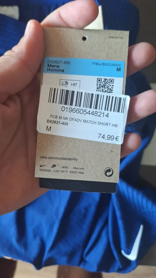 Pantalón corto FC Barcelona Nike Azul Barça