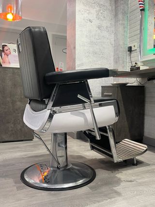Sillón de barbería profesional