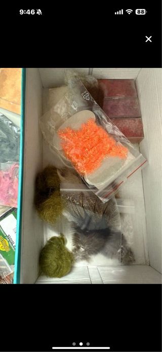 Materiales para montaje de moscas