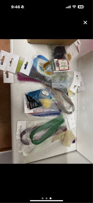 Materiales para montaje de moscas