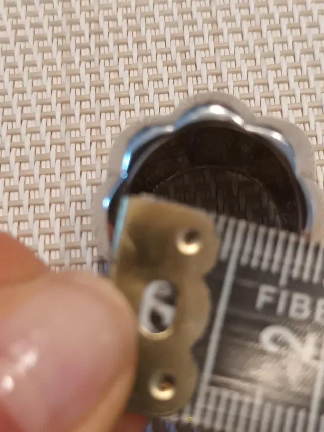 Anillo Fossil Plateado ajustable 16 mm