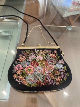 Bolso de fiesta vintage floral