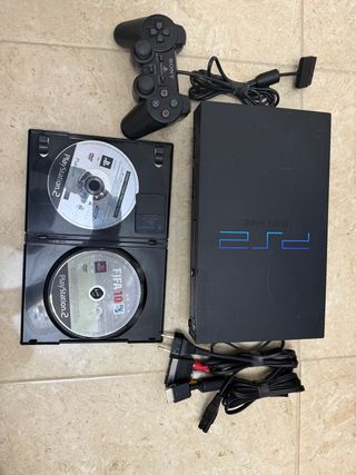 Consola PS2 Fat Sony Negra