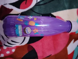 Botella Morada Angel Disney