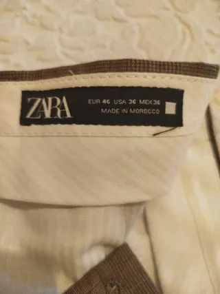 Pantalón Zara cuadros hombre