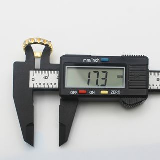 Anillo Oro 18K, Diamantes, 4.57gr, T-13