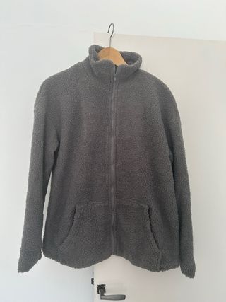 Chaqueta mujer Teddy Gris Nueva